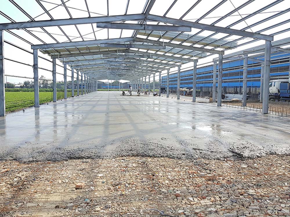 雞舍地面整體粉光