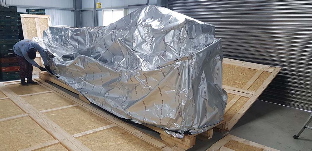 拆箱後原封鋁箔袋裝